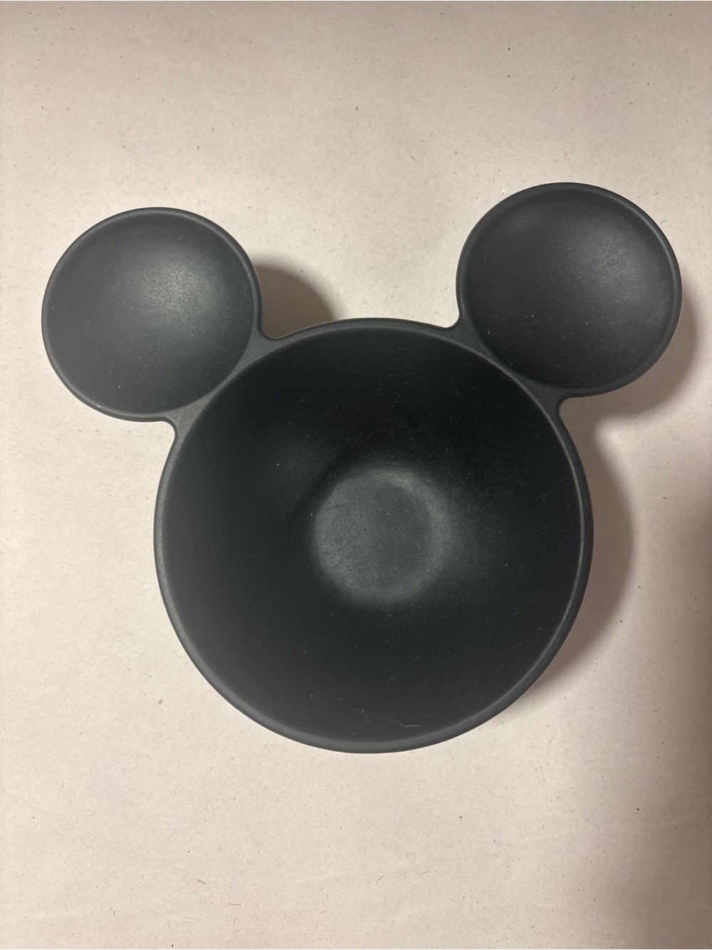 Bumkins Black Silicone Mickey-Ear Snack Bowl